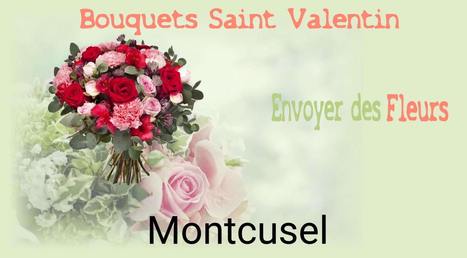 Roses de Saint-Valentin livrées à Montcusel